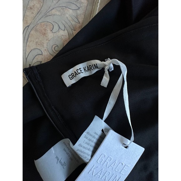 GRACE KARIN One Shoulder Ruched Midi Dress 3/4 Sleeve  size 2XL - Picture 7 of 8